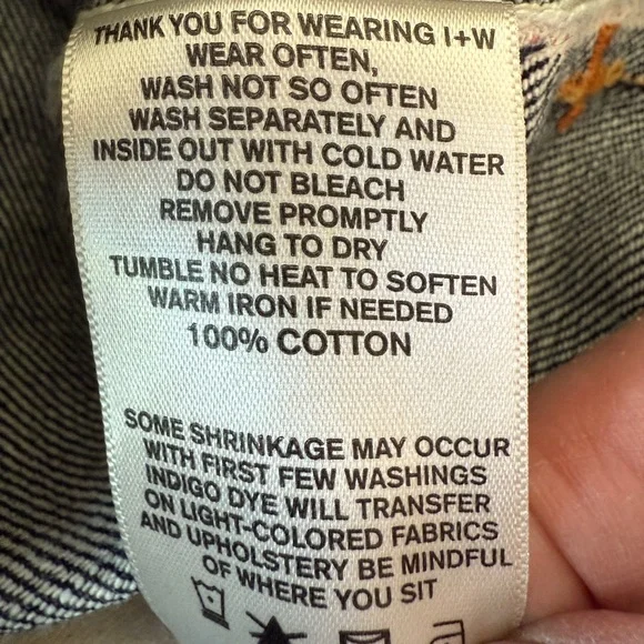 Imogene + Willie Willie Indigo Selvage Jeans Rinse Size 36 - Picture 9 of 12